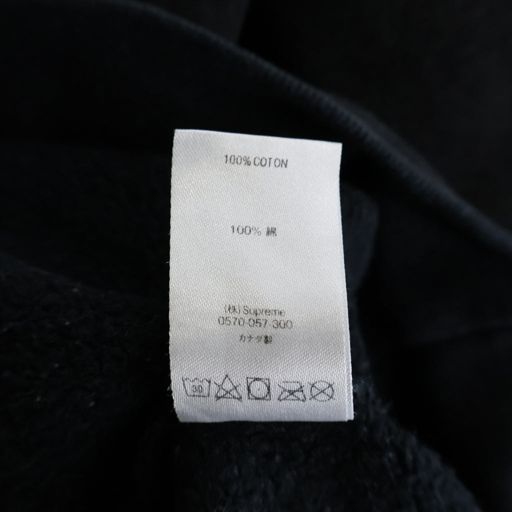 SUPREME(シュプリーム) 18AW Connect Crewneck Sweatshirt ロゴ刺繍 スウェットトレーナー ブラック