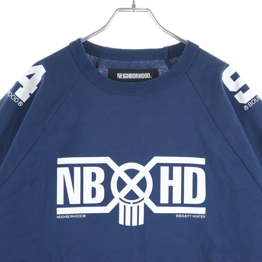 NEIGHBORHOOD(ネイバーフッド) ×BOUNTY HUNTER ×RUSSELL ATHLETIC 25SS NHXBOUNTY HUNTERXRUSSELL ATHLETIC.CREWNECK SS クルーネックTシャツ ネイビー 251XR57N-CSM03