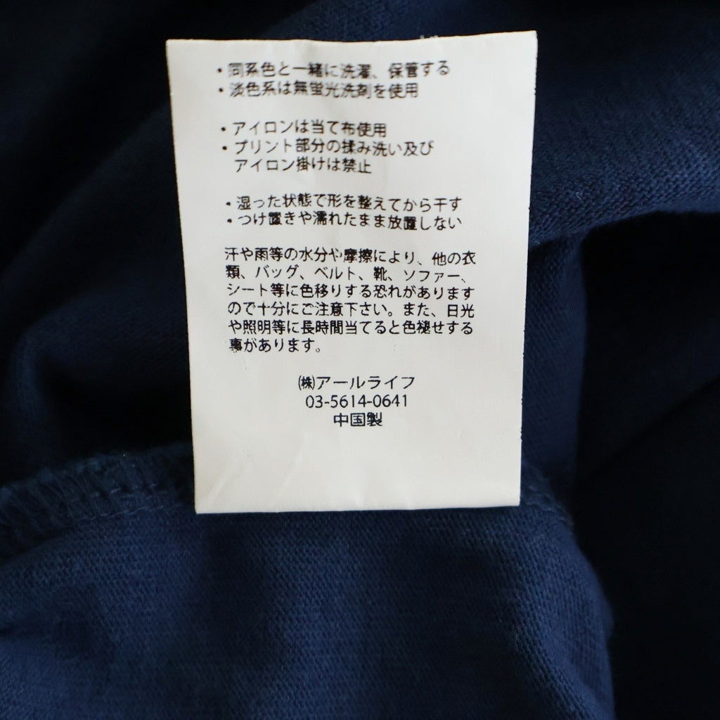 NEIGHBORHOOD(ネイバーフッド) ×BOUNTY HUNTER ×RUSSELL ATHLETIC 25SS NHXBOUNTY HUNTERXRUSSELL ATHLETIC.CREWNECK SS クルーネックTシャツ ネイビー 251XR57N-CSM03