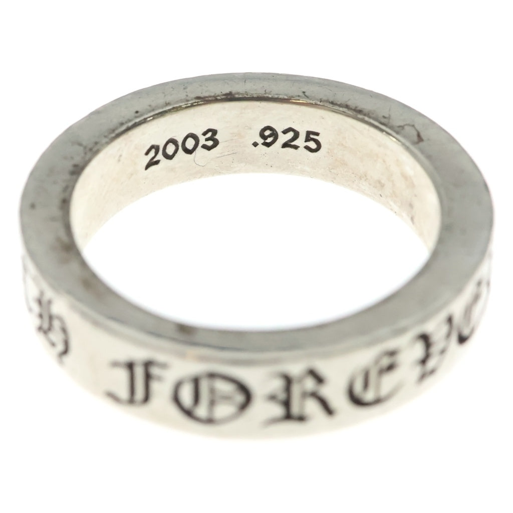 CHROME HEARTS(クロムハーツ) 6mm SPACER FOREVER 6mmスペーサーリング フォーエバーシルバーBCA337