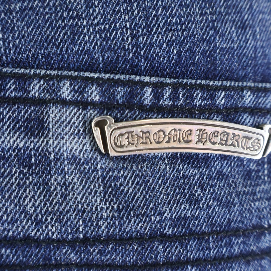 CHROME HEARTS(クロムハーツ) DENIM CARPENTER カーペンター ボタンフライ デニムパンツ インディゴ