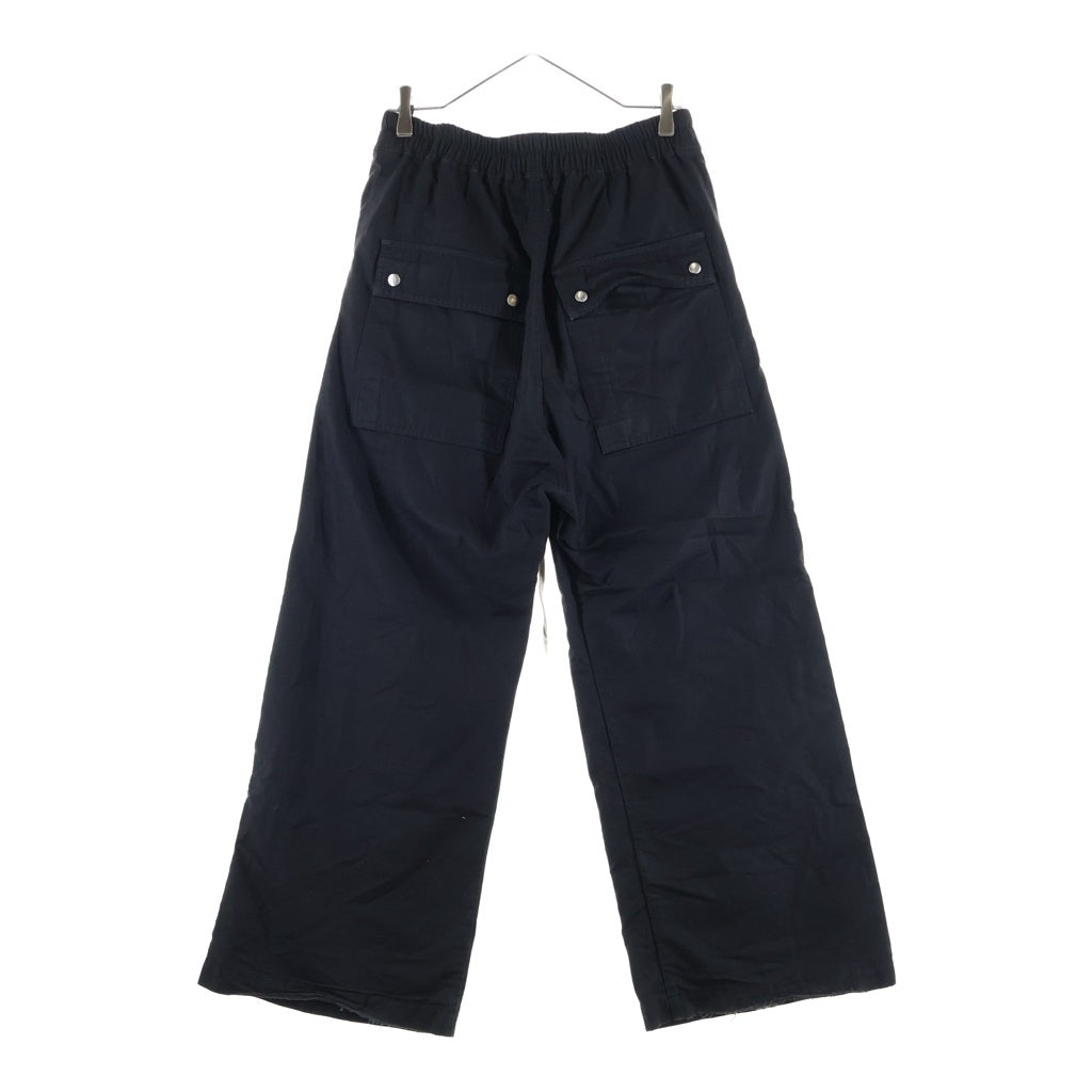 Rick Owens(リックオウエンス) Wide Bela ドローストリング リップストップ イージーパンツ ブラック DS01C6327-CR