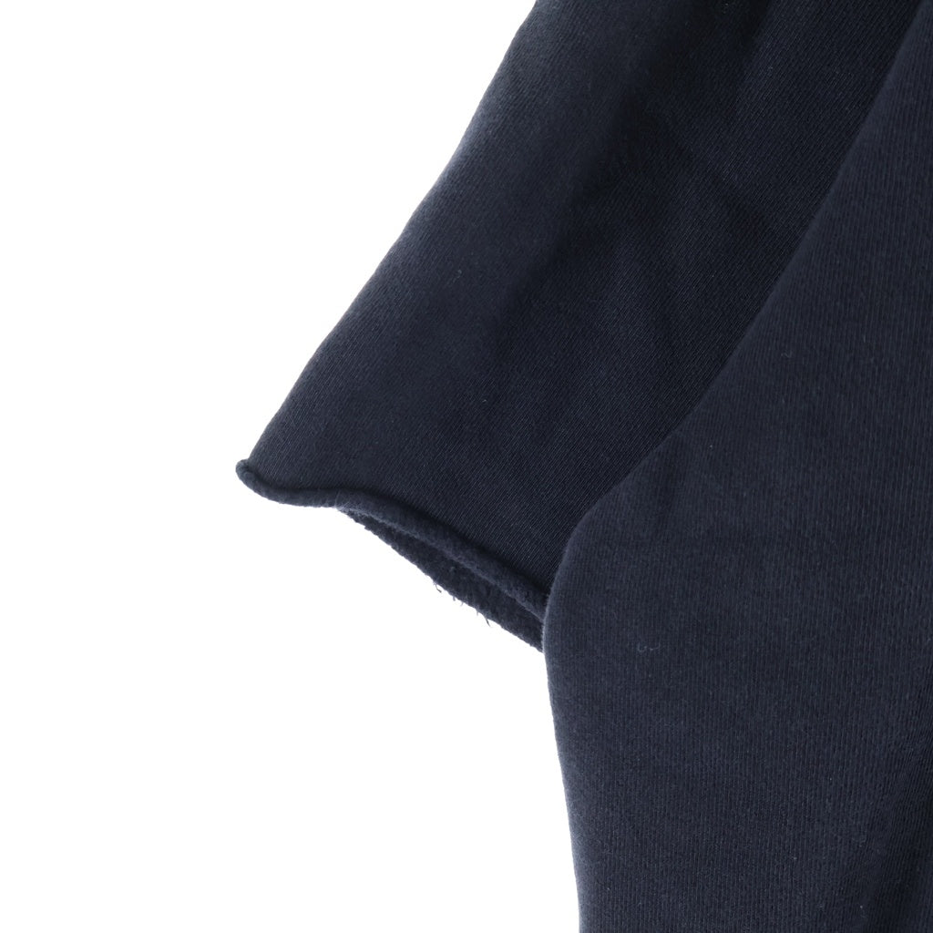 FEAR OF GOD(フィアオブゴッド) 21SS 7TH COLLECTION GRAYS 3/4 SWEATSHIRT グレイス フロントロゴ クルーネック半袖スウェットシャツ ブラック FG50-034FCL