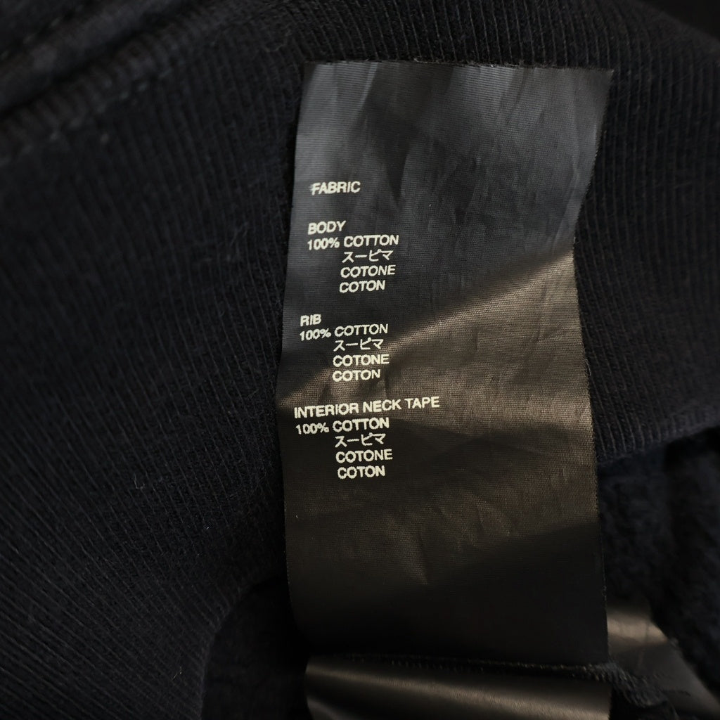 FEAR OF GOD(フィアオブゴッド) 21SS 7TH COLLECTION GRAYS 3/4 SWEATSHIRT グレイス フロントロゴ クルーネック半袖スウェットシャツ ブラック FG50-034FCL