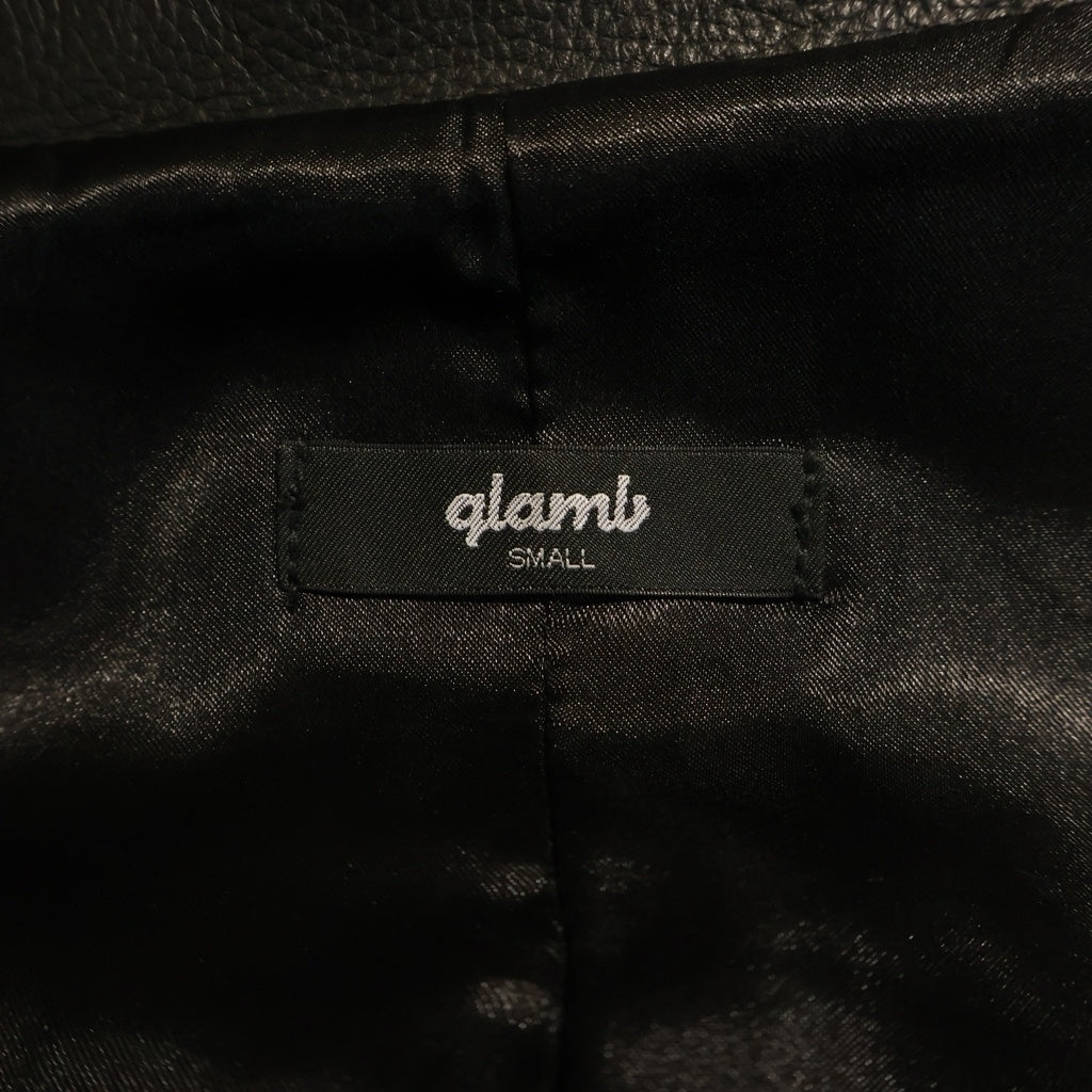 glamb(グラム) Hidden Valley Leather Jacket ヒドゥンバレーレザージャケット ブラック GB0325/JKT01