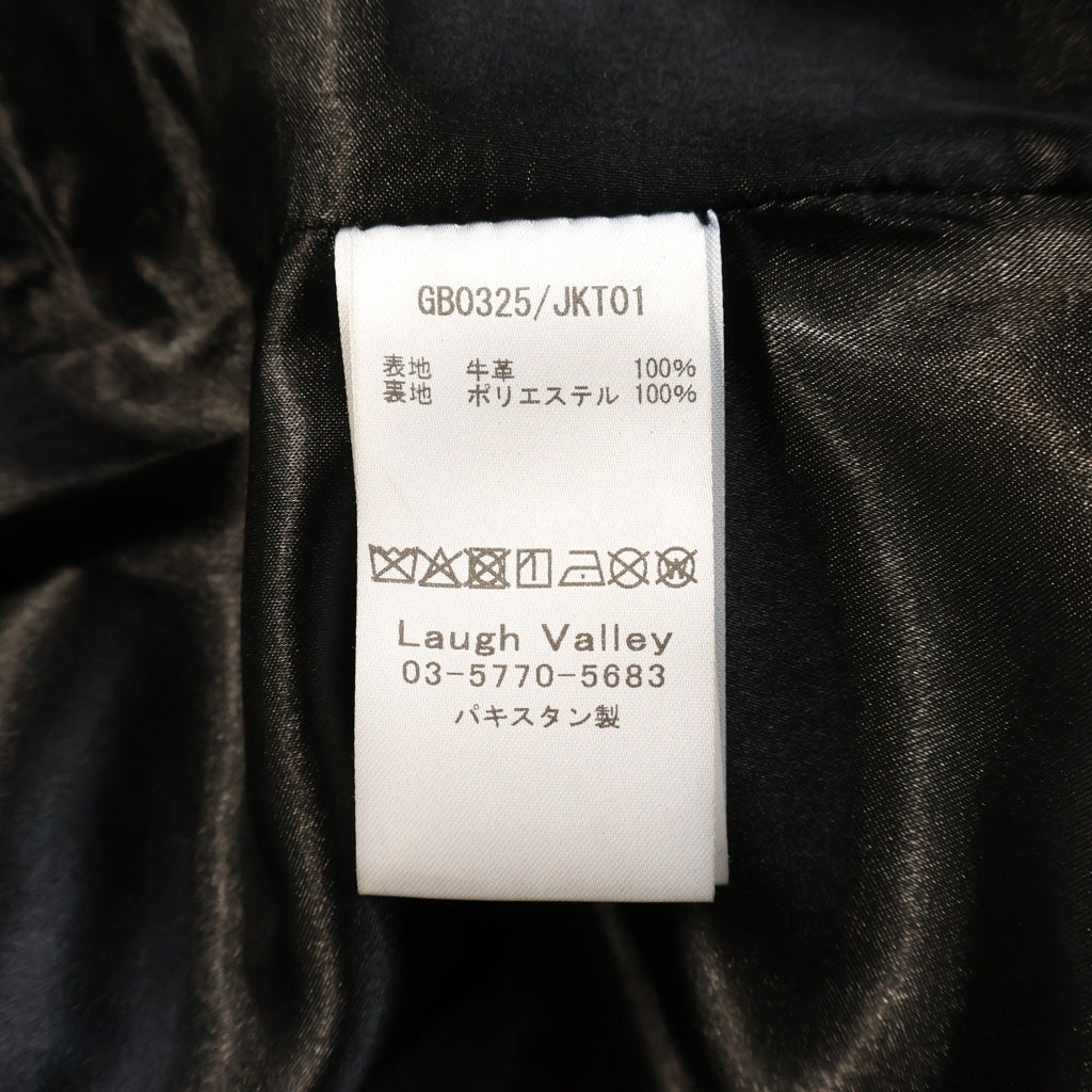 glamb(グラム) Hidden Valley Leather Jacket ヒドゥンバレーレザージャケット ブラック GB0325/JKT01