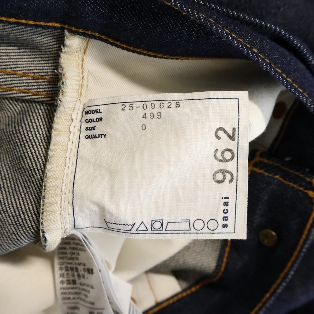 Sacai(サカイ) 25SS × Levi's ウルトラバギーデニム パンツ インディゴ 25-0962S