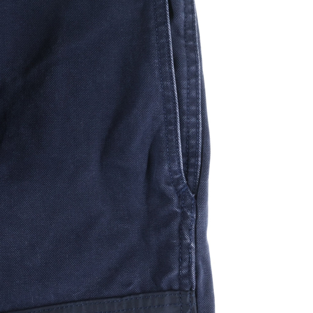 FEAR OF GOD(フィアオブゴッド) Double Front Work Pants ナイロン切替 キャンバス ダブルフロント ワークパンツ ネイビー/ブラック FG10-010 F18-9C