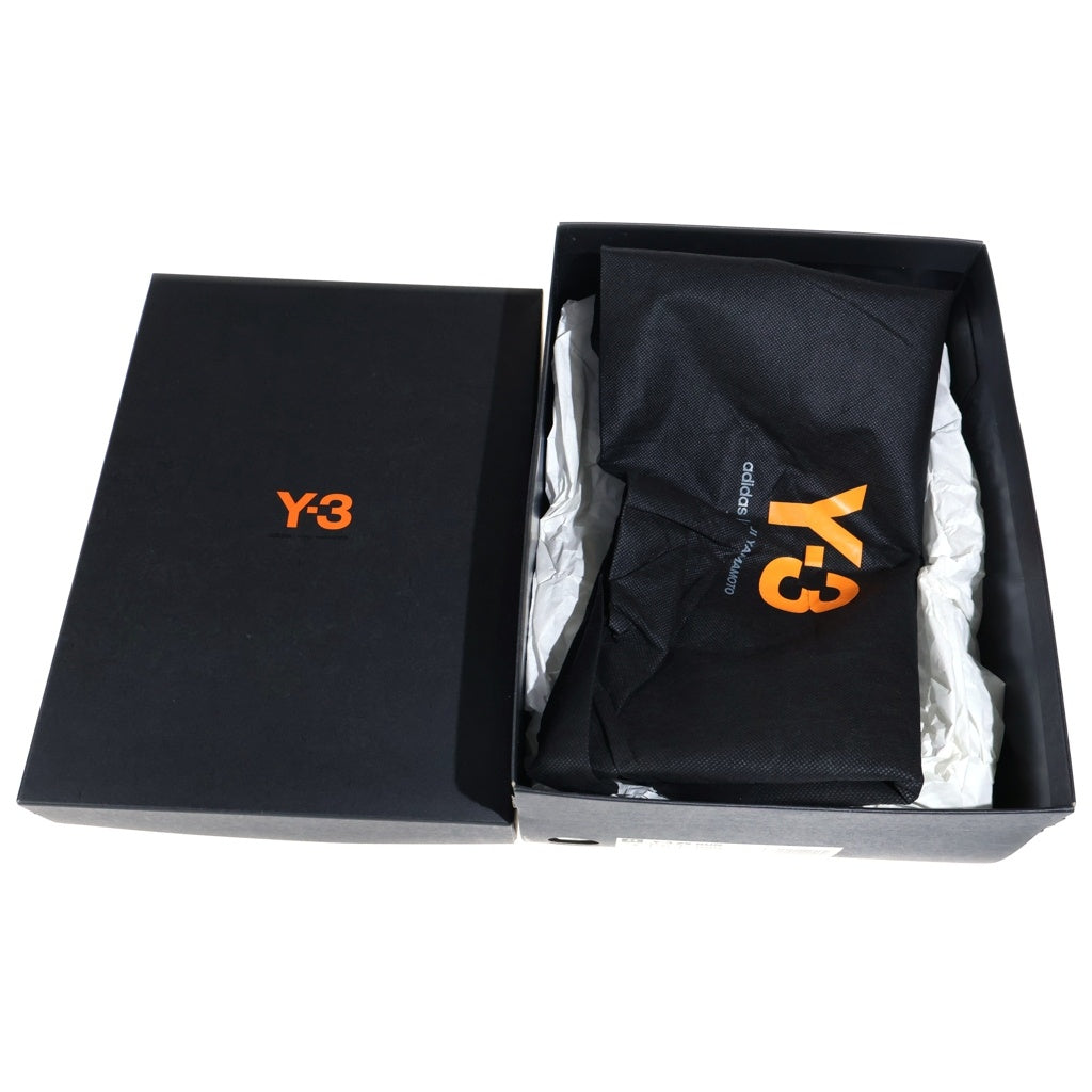 Y-3(ワイスリー) Y-3 ZX RUN 3ストライプ メッシュ レザー スウェード切替 ローカットスニーカー US8/26.0cm ブラック EF2558