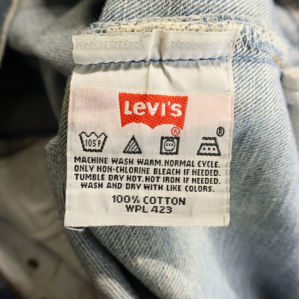 Levi's(リーバイス) 90s USA製 ボタン裏511 501 ストレートデニム W32 L30 インディゴ