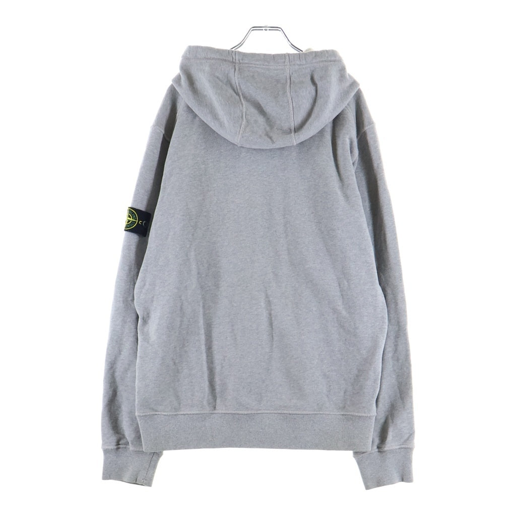 STONE ISLAND(ストーンアイランド) 20AW ロゴパッチ コットン 731564120 プルオーバーパーカー グレー
