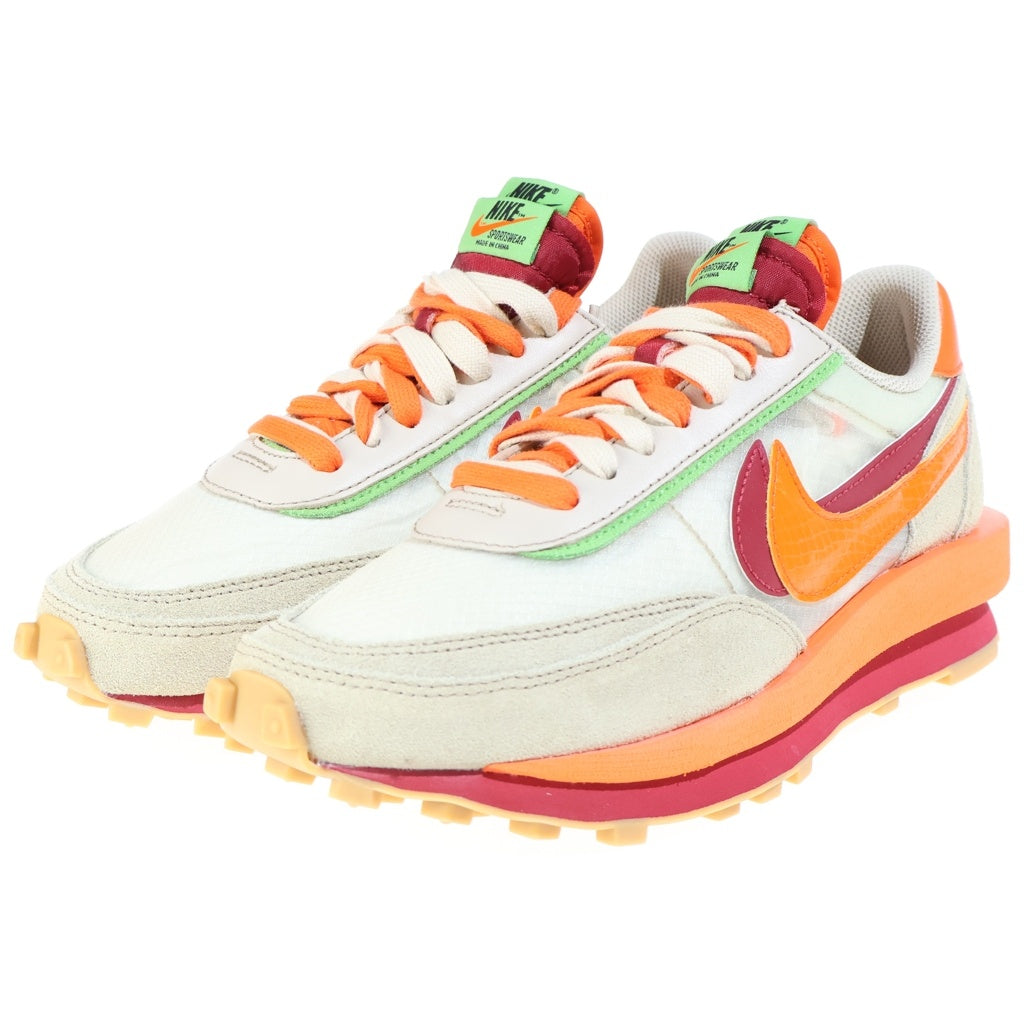NIKE(ナイキ) ×sacai ×CLOT LD WAFFLE ORANGE BLAZE クロット サカイ ワッフル オレンジブレイズ ローカットスニーカー US7.5/25.5cm DH1347-100