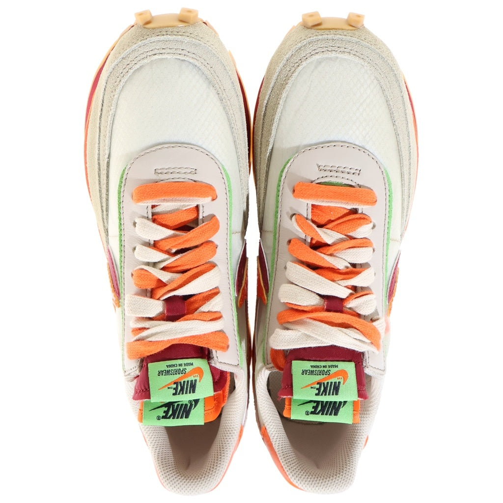 NIKE(ナイキ) ×sacai ×CLOT LD WAFFLE ORANGE BLAZE クロット サカイ ワッフル オレンジブレイズ ローカットスニーカー US7.5/25.5cm DH1347-100