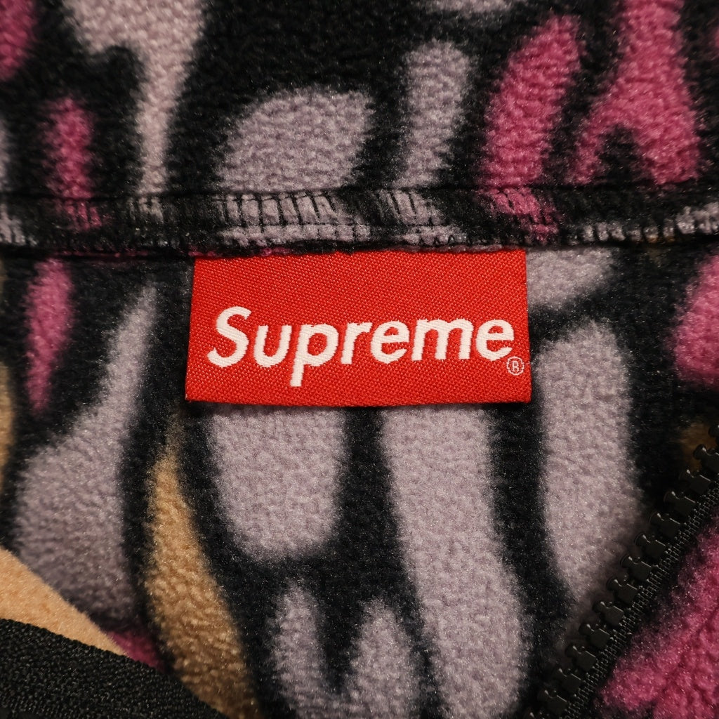 SUPREME(シュプリーム) 20AW Polartec Hooded Sweatshirt Purple Treebark Camo ポーラテック フリースジャケット ピンク カモフラ