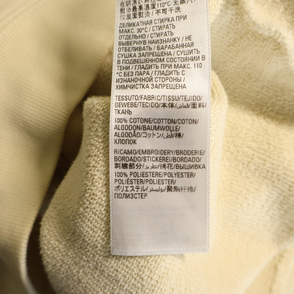 BALENCIAGA(バレンシアガ) 22AW Embroidered Logo Pullover Hoodie ロゴ エンブロイダリー プルオーバーパーカー アイボリー 600583 TMVF5