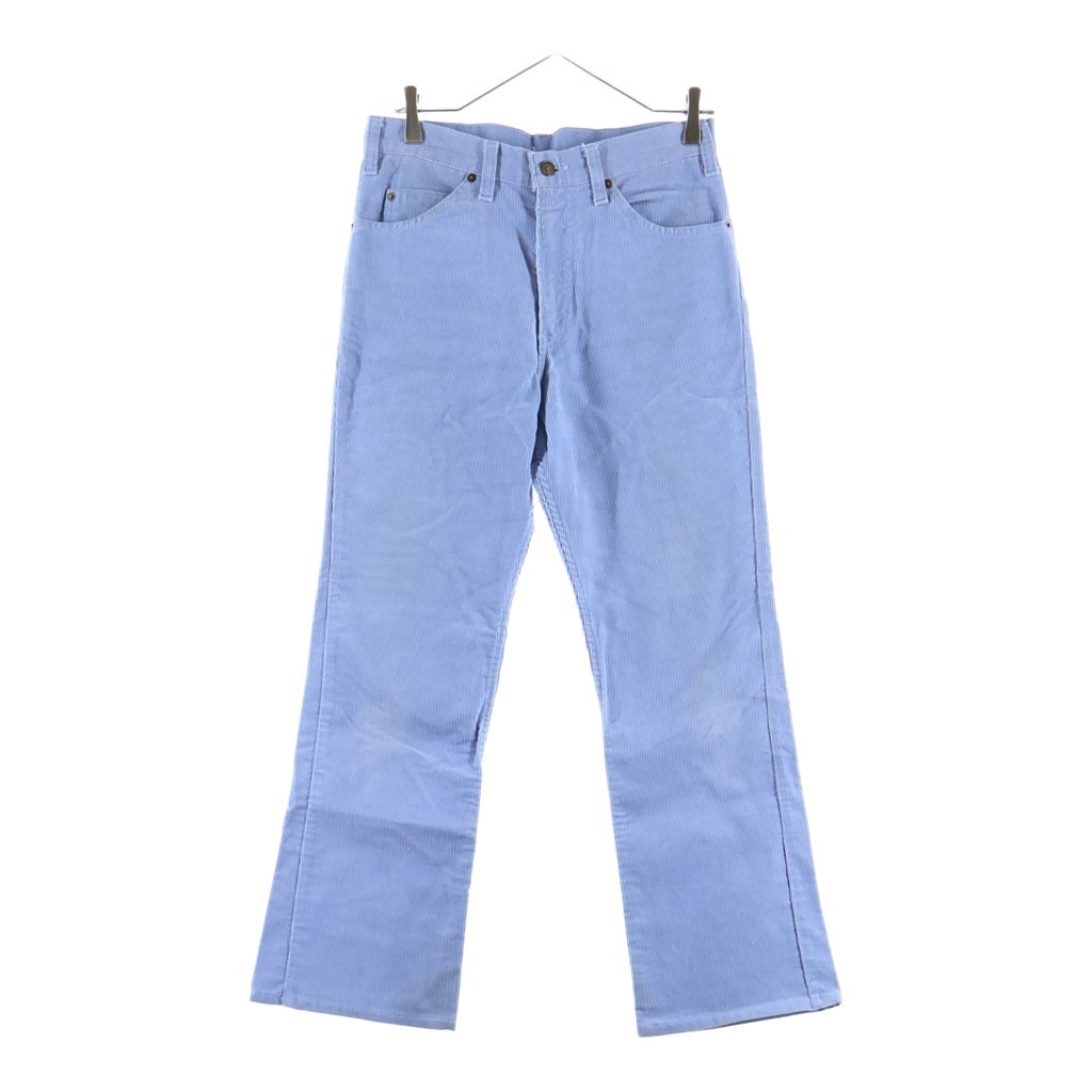 Levi's(リーバイス) VINTAGE 80s TALON 517 コーデュロイ ブーツカットパンツ W30 L34 サックスブルー