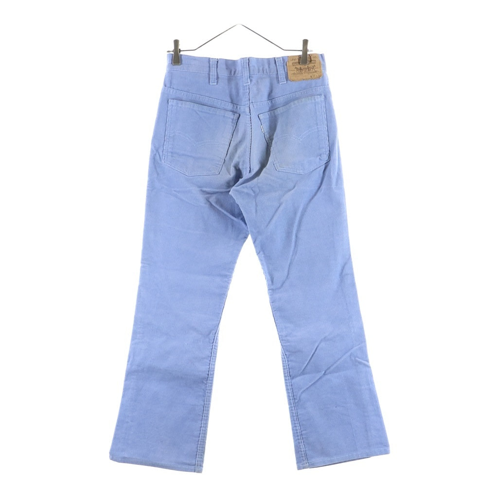 Levi's(リーバイス) VINTAGE 80s TALON 517 コーデュロイ ブーツカットパンツ W30 L34 サックスブルー