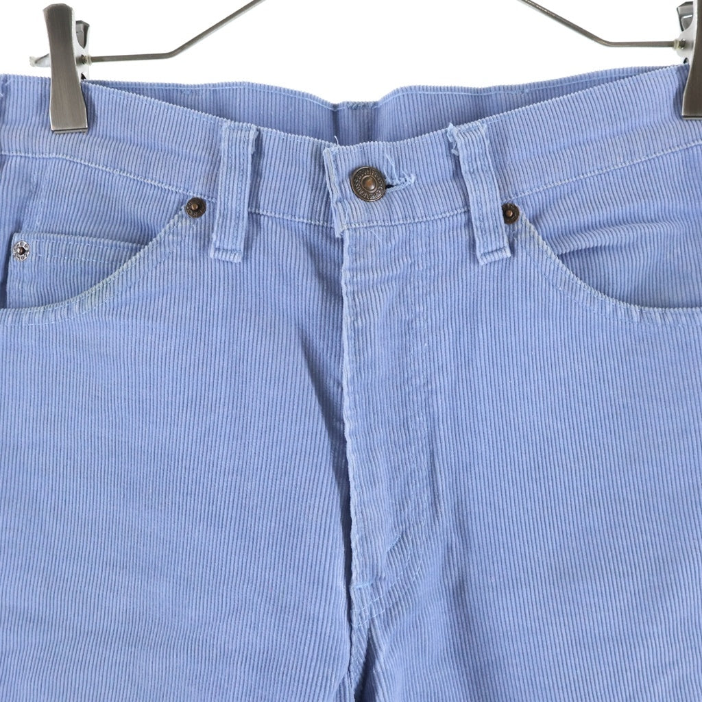 Levi's(リーバイス) VINTAGE 80s TALON 517 コーデュロイ ブーツカットパンツ W30 L34 サックスブルー