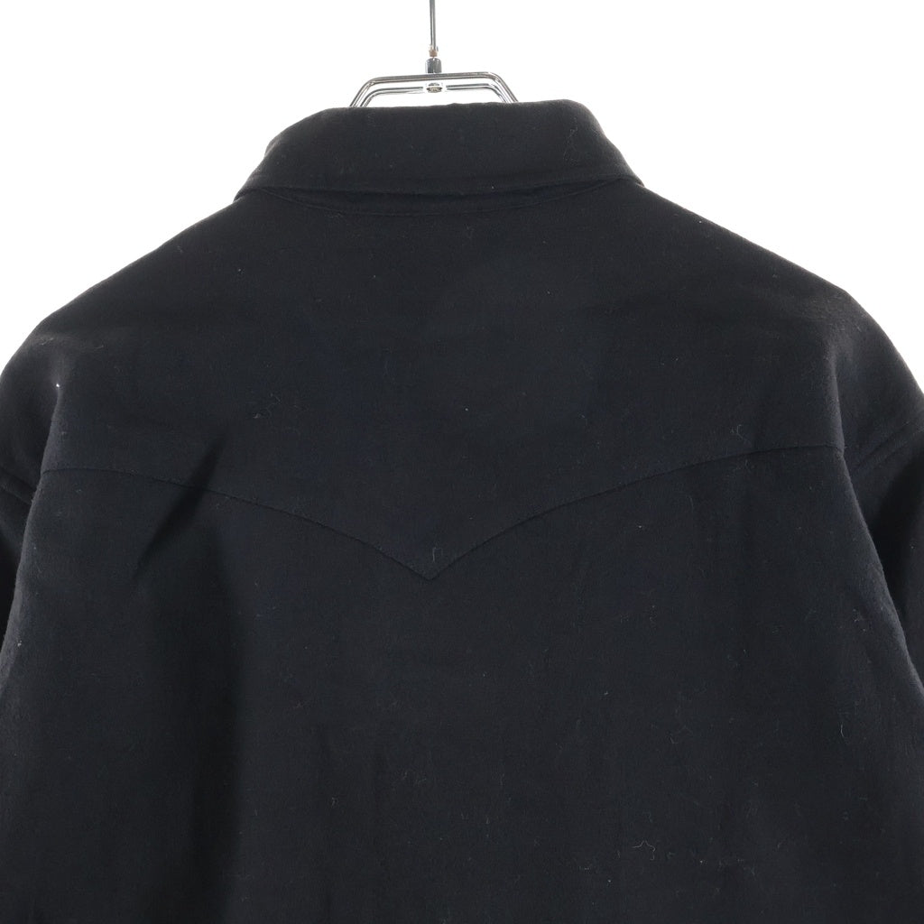 PENDLETON(ペンドルトン) VINTAGE 70s 黒 ウール ウエスタン 長袖シャツ ブラック