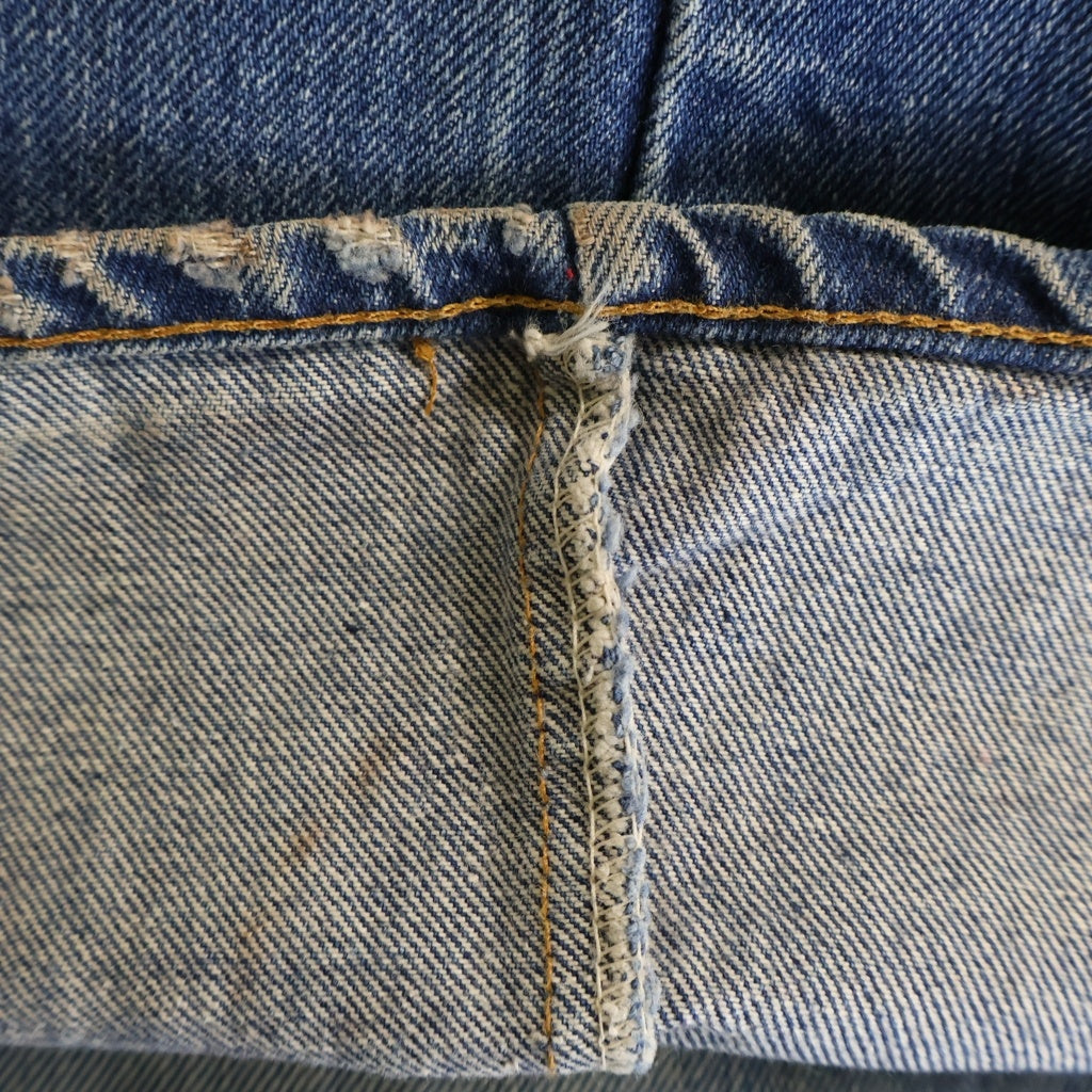 Levi's(リーバイス) VINTAGE 70s 646 ボタン裏8 ポケット裏チェーン 刺繍 ビックベル ベルボトムデニム インディゴ