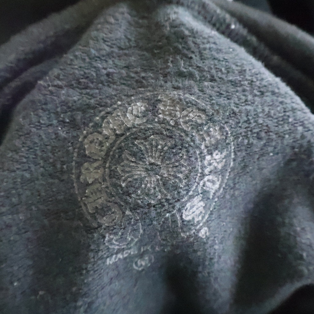 CHROME HEARTS(クロムハーツ) ×MATTY Chomper Horseshoe Hoodie マッティボーイ チョンパー ホースシューフーディ プルオーバーパーカー ブラック/レッド