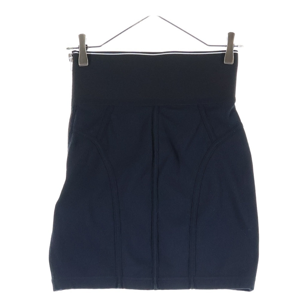 ALEXANDER WANG(アレキサンダーワン) リブ カットソー地 タイトスカート ブラック 1CC1225217 レディース