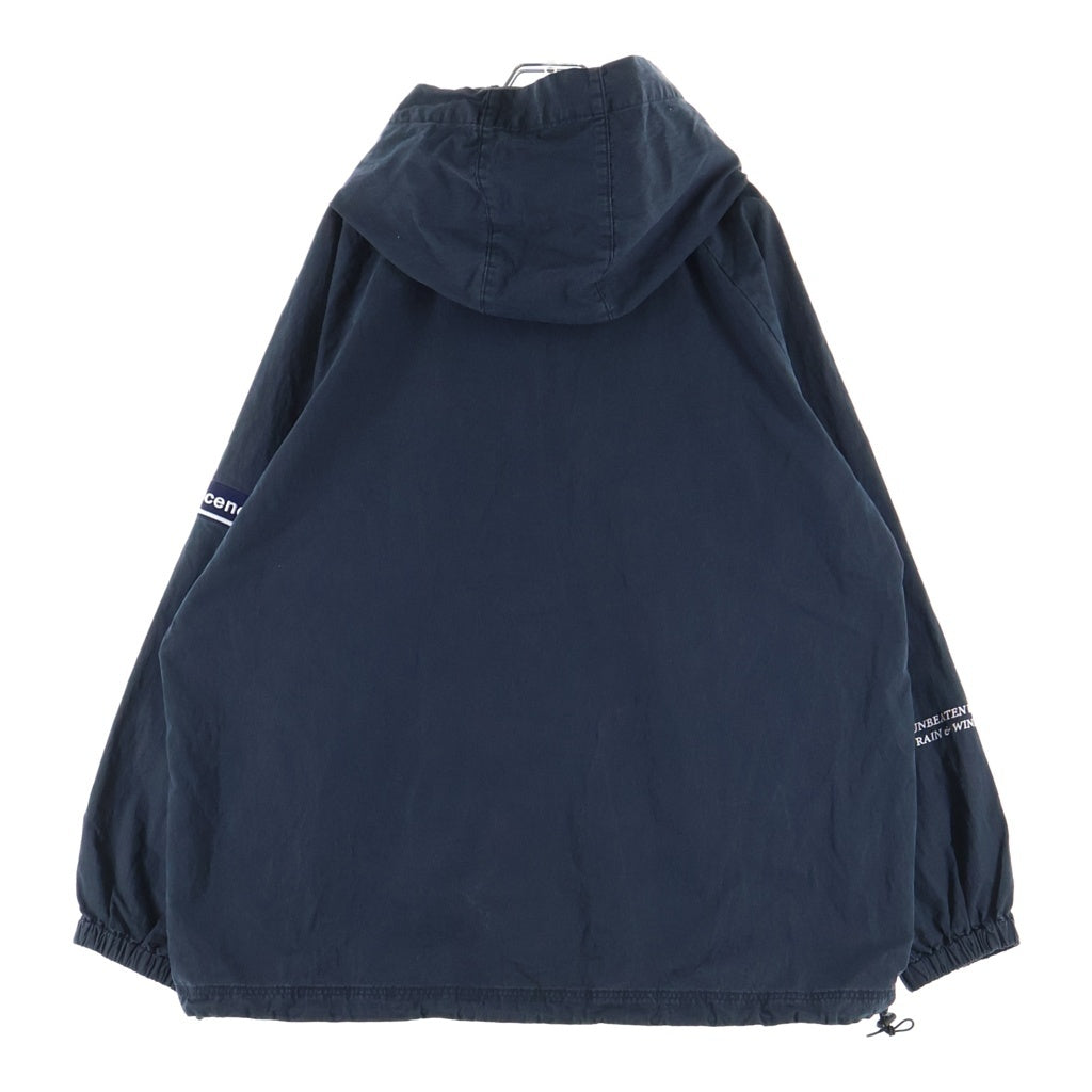 DESCENDANT(ディセンダント) MOLE HOODED LS SHIRT アノラックジャケット コットンナイロン ネイビー