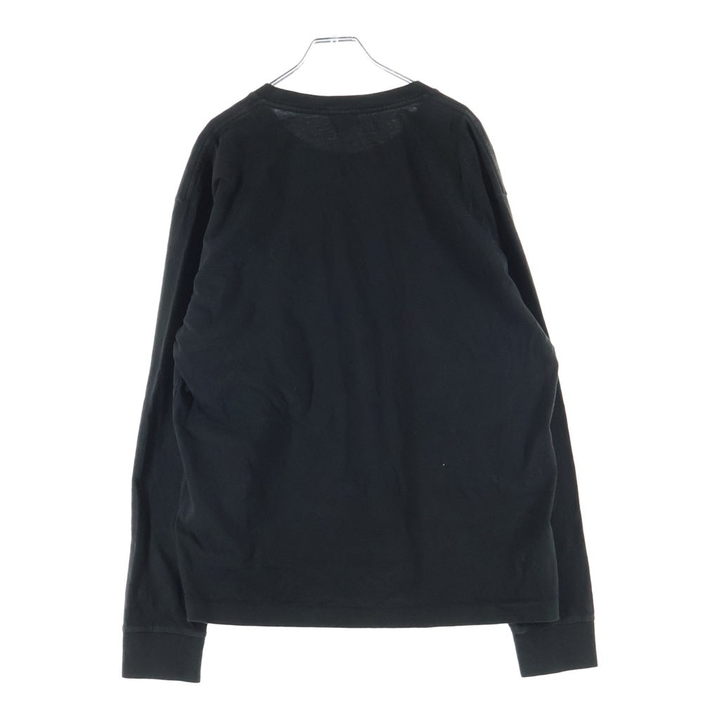 KENZO(ケンゾー) 24SS Boke Flower Crest エンブロイダリー ロングスリーブ Tシャツ FE55TS1854SG ブラック