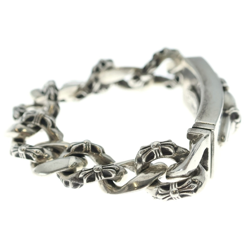 CHROME HEARTS(クロムハーツ) DGGR Heart ID ダガー ハート ファンシーリンク ブレスレット シルバー