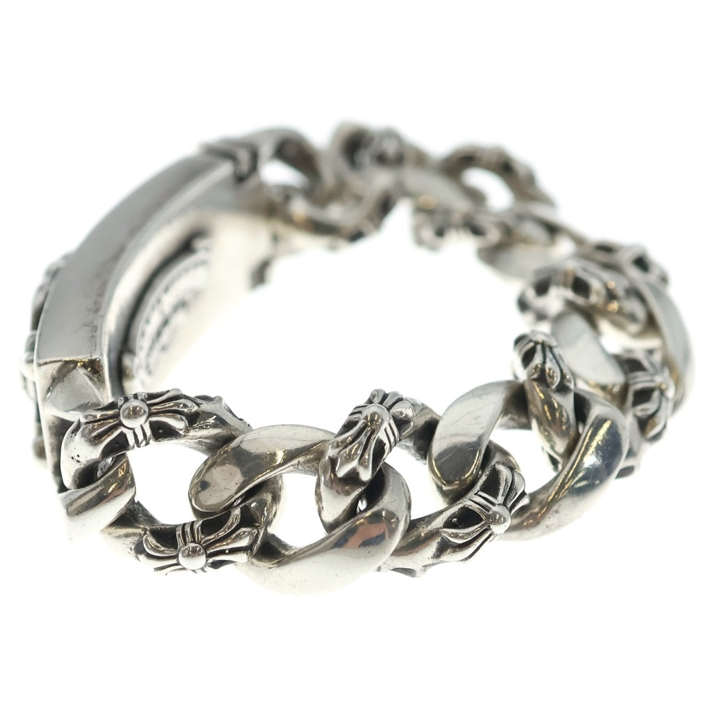 CHROME HEARTS(クロムハーツ) DGGR Heart ID ダガー ハート ファンシーリンク ブレスレット シルバー