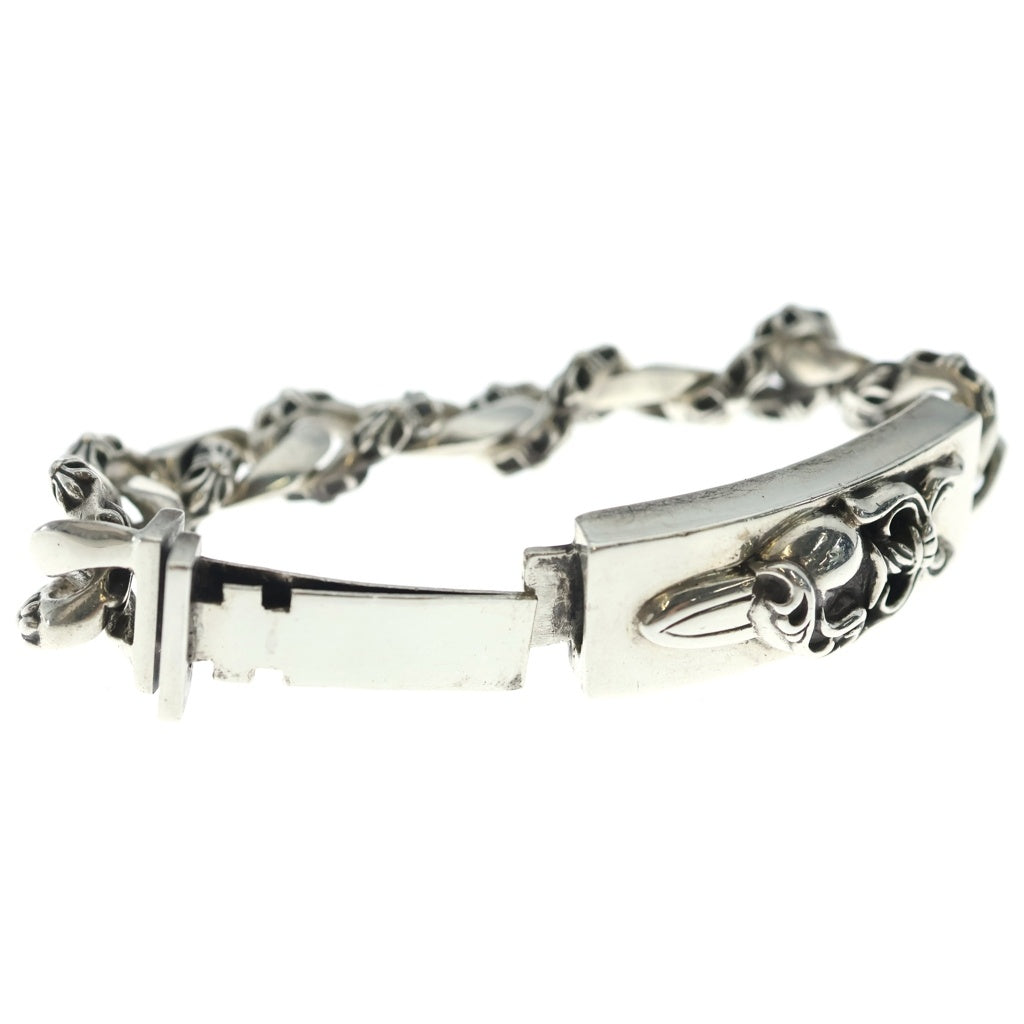 CHROME HEARTS(クロムハーツ) DGGR Heart ID ダガー ハート ファンシーリンク ブレスレット シルバー