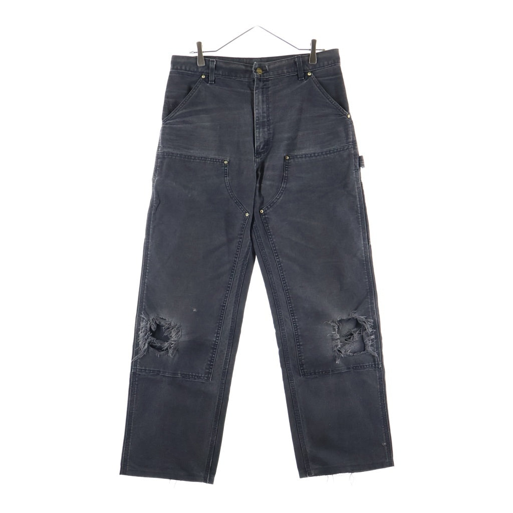 CARHARTT(カーハート) 00s ダブルニー ダック B01 BLK ペインターパンツ ブラック
