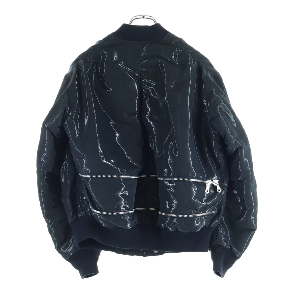 PHENOMENON(フェノメノン) BDU BOMBER JKT バックジップ ボンバージャケット ブラック ILLJK23F-005