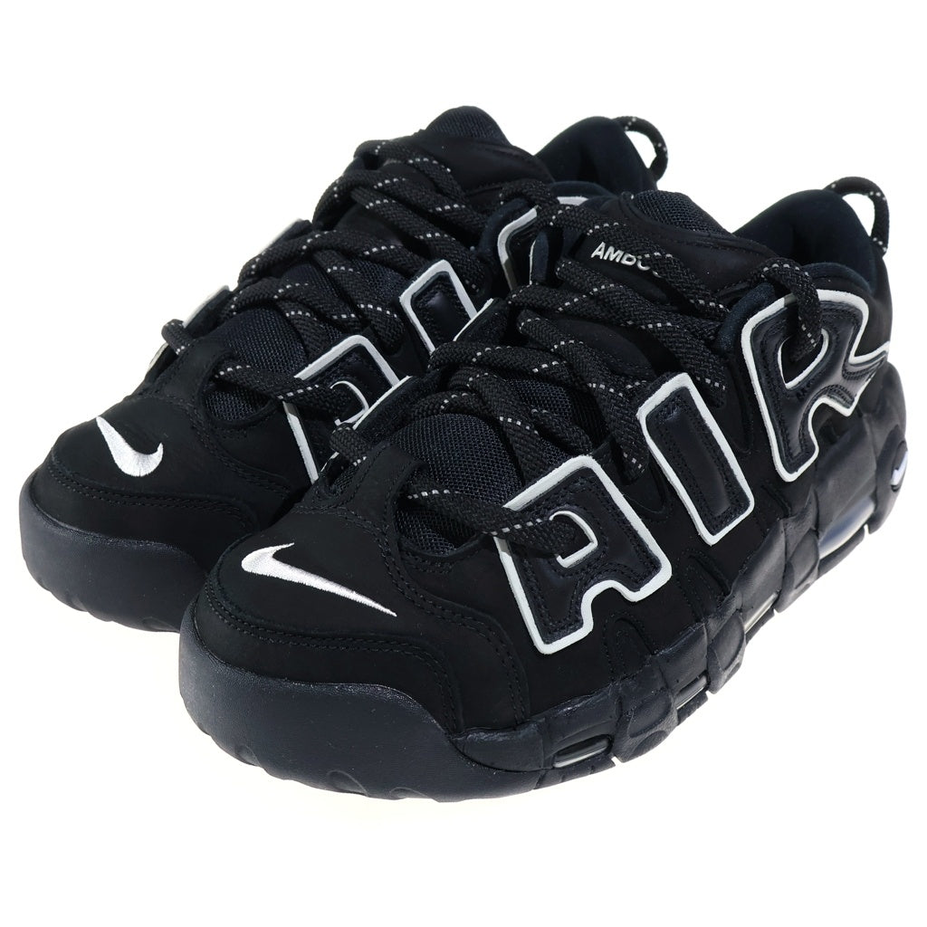 NIKE(ナイキ) ×AMBUSH AIR MORE UPTEMPO LOW SP アンブッシュ エア モア アップテンポ ミッドカットスニーカー ブラック US9.5/27.5cm FB1299-001