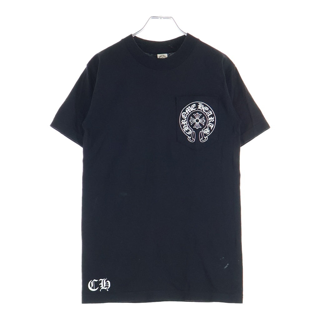 CHROME HEARTS(クロムハーツ) ホノルル限定 ホースシュープリント半袖Tシャツカットソー ブラック