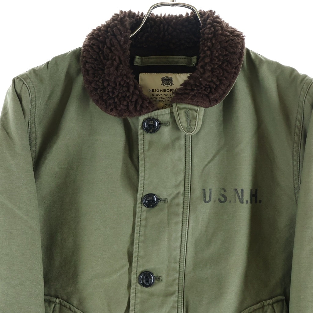 NEIGHBORHOOD(ネイバーフッド) 14AW N-1D/C-JKT デッキジャケット カーキ 142NYNH-JKM01