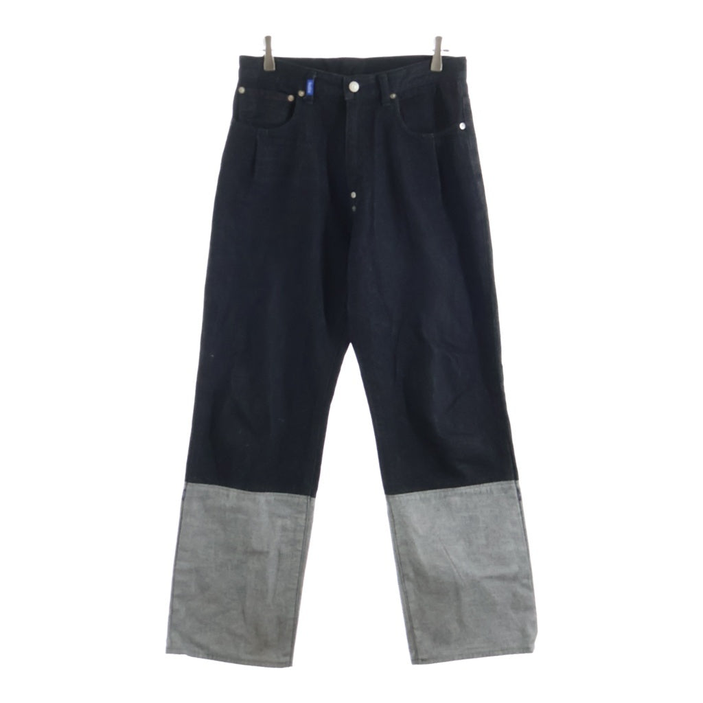kudos(クードス) 2TONE DENIM PANTS 2トーン デニムパンツ ブラック/グレー KP22XX05