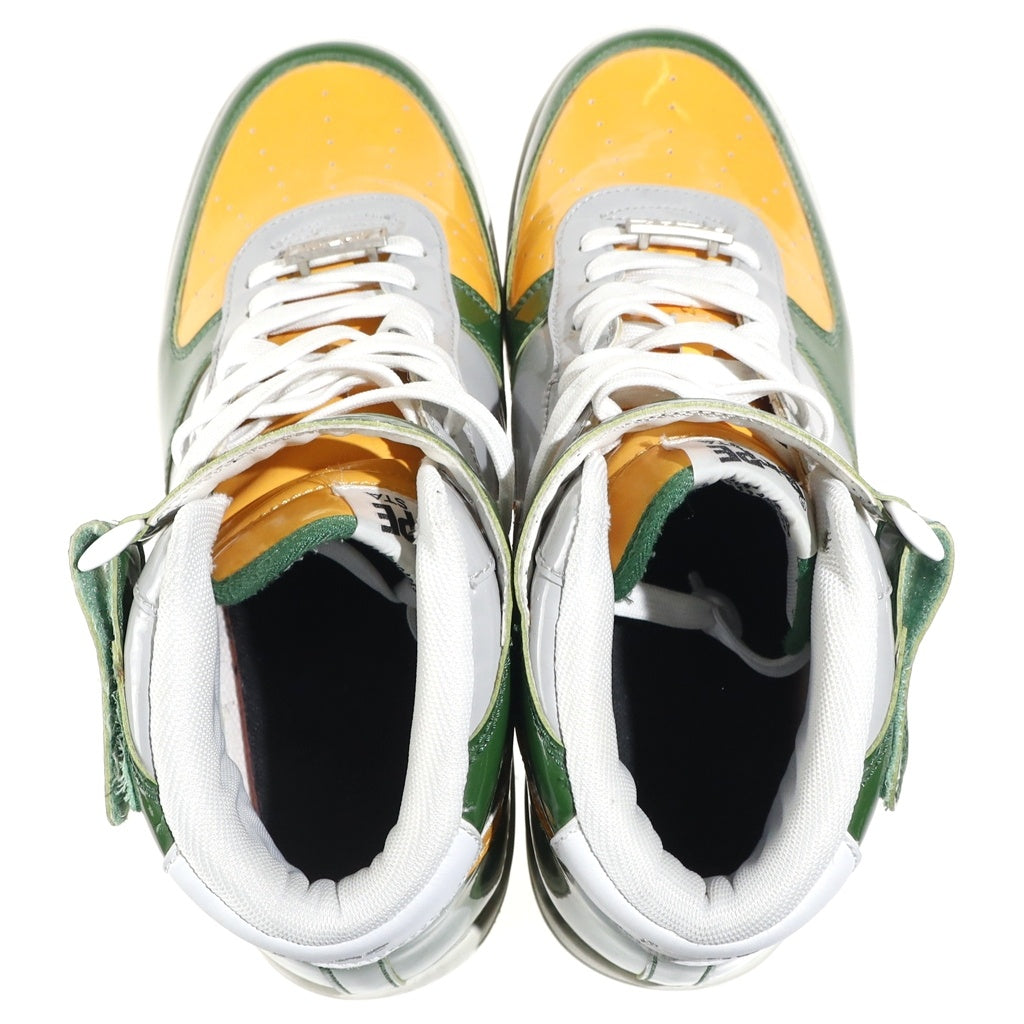 A BATHING APE(アベイシングエイプ) BAPE STA MID M2 ベイプスタ エナメル ハイカットスニーカー 28cm/US8 マルチカラー