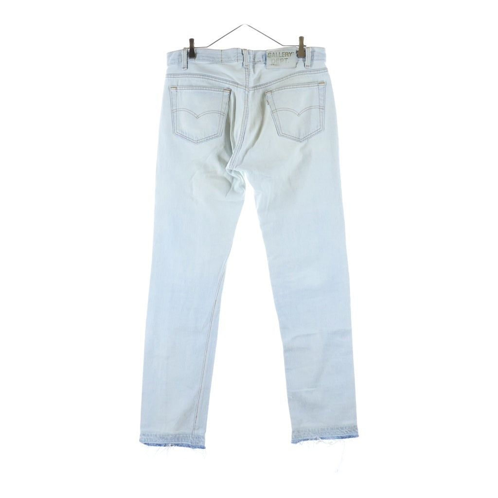 GALLERY DEPT.(ギャラリーデプト) STRAIGHT DAMAGE JEANS ストレートダメージジーンズ アイスブルー
