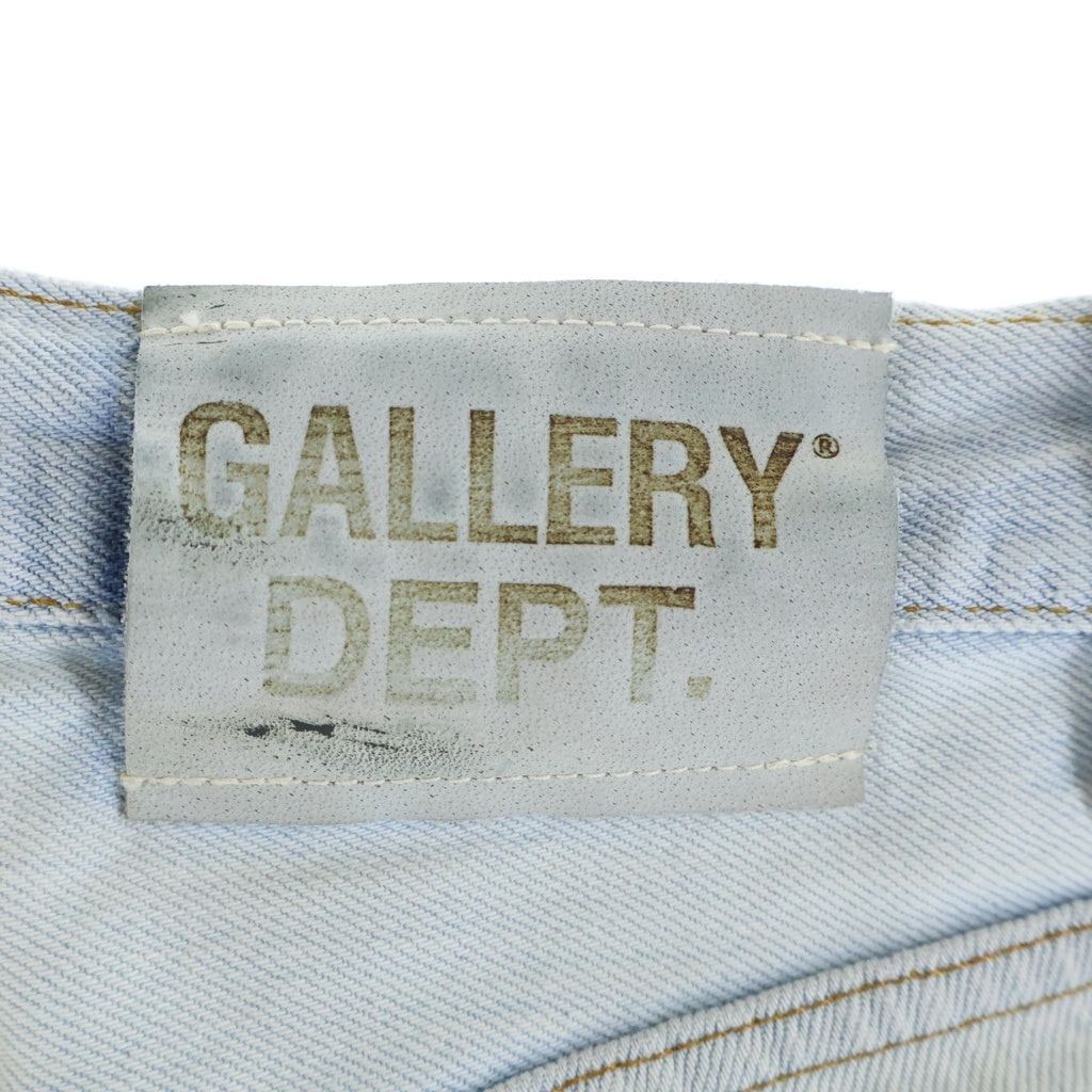 GALLERY DEPT.(ギャラリーデプト) STRAIGHT DAMAGE JEANS ストレートダメージジーンズ アイスブルー