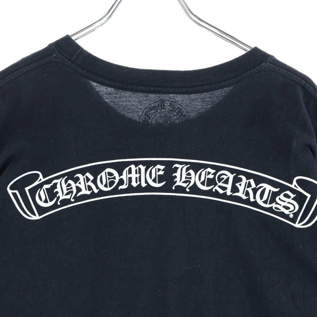 CHROME HEARTS(クロムハーツ) MLTCOL CEM CRS TEE マルチセメタリークロスプリント クルーネック半袖Tシャツ ショートスリーブカットソー ブラック