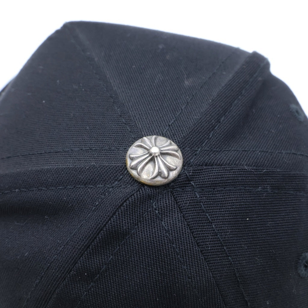 CHROME HEARTS(クロムハーツ) CH HAT CH刺繍ベースボールキャップ ブラック/イエロー