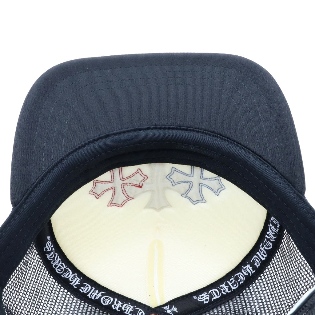 CHROME HEARTS(クロムハーツ) TRUCKER CAP トラッカーキャップ 3セメタリーレザーパッチメッシュキャップ 帽子 マルチ