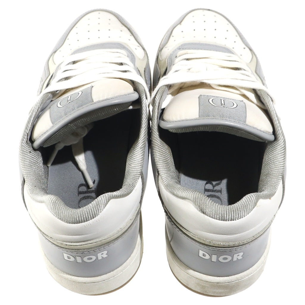 DIOR(ディオール) B27 ロートップ オブリークギャラクシー レザー ローカットスニーカー グレー