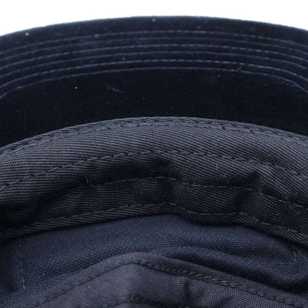 SUPREME(シュプリーム) 18AW Velvet Camp Cap BOXロゴ ベルベット キャンプキャップ ブラック