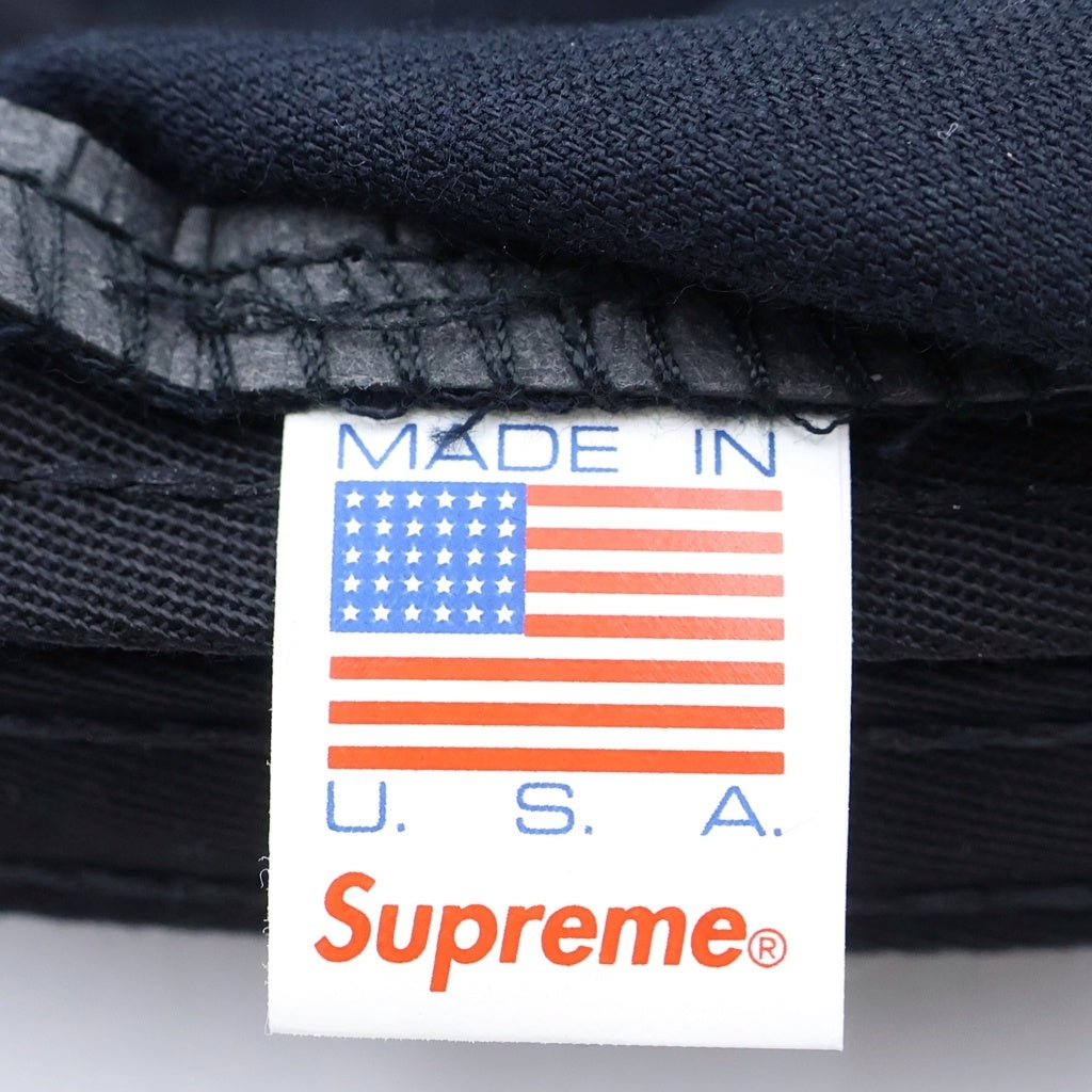 SUPREME(シュプリーム) 18AW Velvet Camp Cap BOXロゴ ベルベット キャンプキャップ ブラック