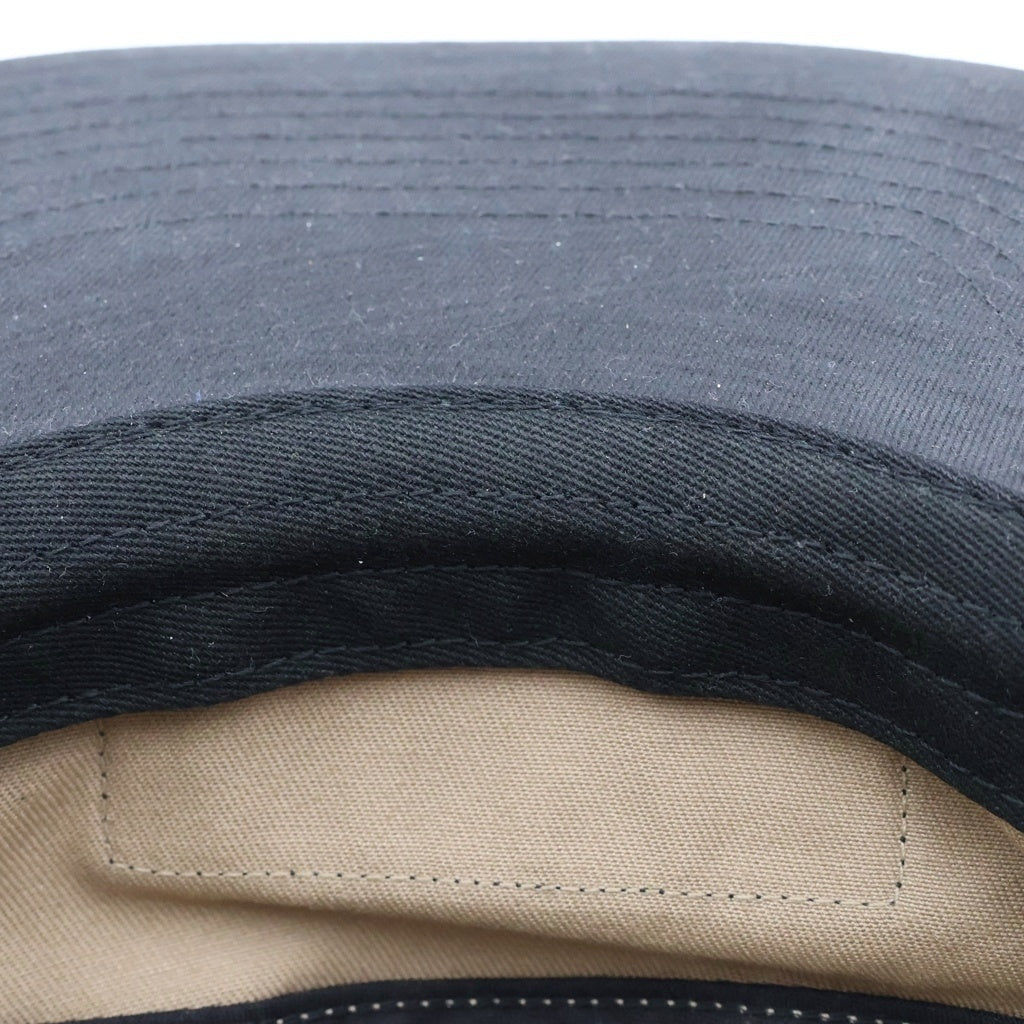 SUPREME(シュプリーム) 25SS ×MM6 Maison Margiela Painted Camp Cap ボックスロゴ ペインテッド キャンプ キャップ ブラック