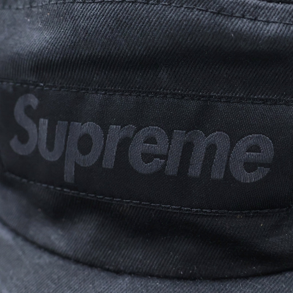 SUPREME(シュプリーム) 25SS ×MM6 Maison Margiela Painted Camp Cap ボックスロゴ ペインテッド キャンプ キャップ ブラック