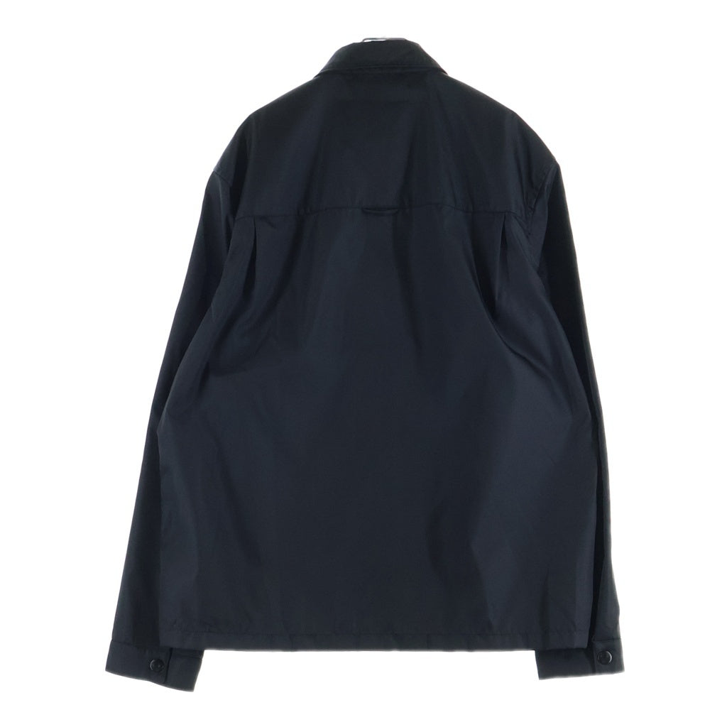 PRADA(プラダ) Re-Nylon トライアングルプレート シャツジャケット ブラック SC514 S202 1WQ8