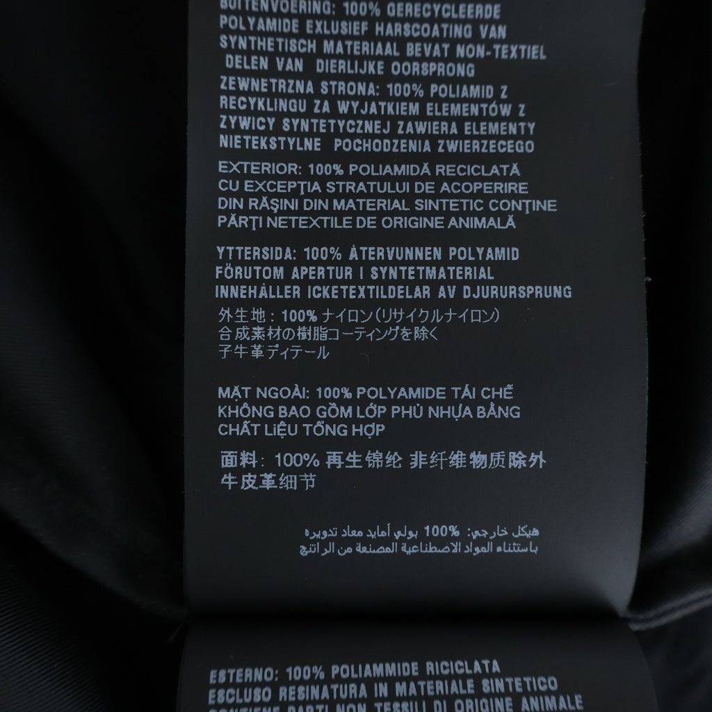 PRADA(プラダ) Re-Nylon トライアングルプレート シャツジャケット ブラック SC514 S202 1WQ8